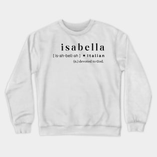 Isabella Crewneck Sweatshirt